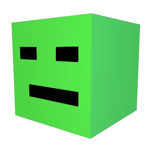 minimini0214 Minecraft avatar head, 3D render