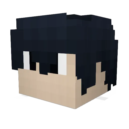 minimunch99 Minecraft avatar head, 3D render
