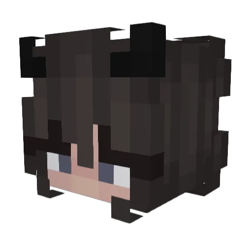 minimush01 Minecraft avatar head, 3D render