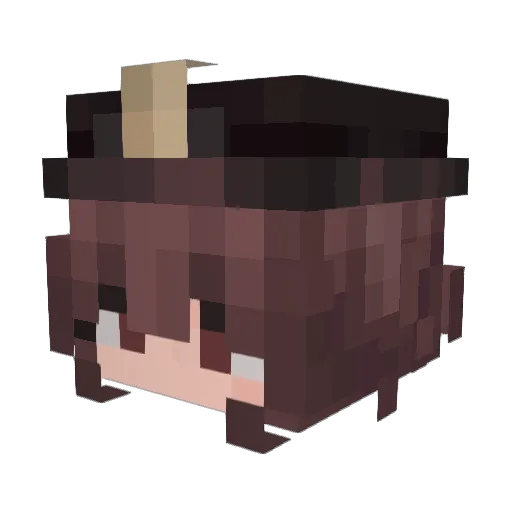 miningfemboy Minecraft avatar head, 3D render