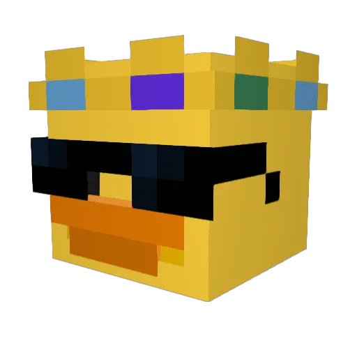 minininja595 Minecraft avatar head, 3D render