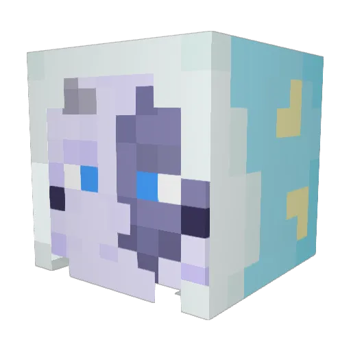 minionmidget Minecraft avatar head, 3D render