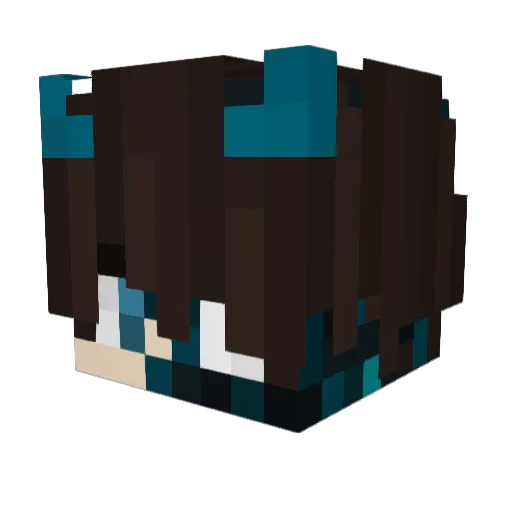minirisu1 Minecraft avatar head, 3D render