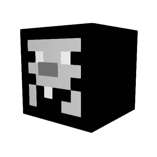 minisota Minecraft avatar head, 3D render