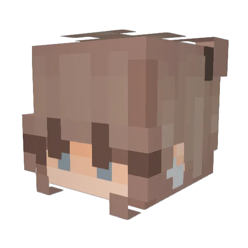 minisparkygaming Minecraft avatar head, 3D render