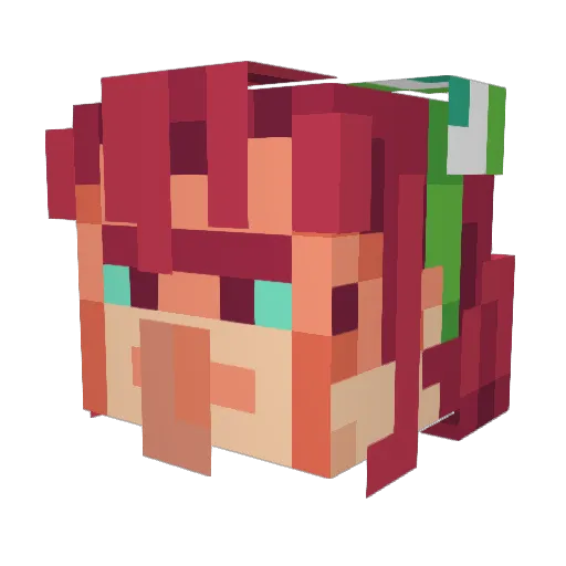 minjae4415 Minecraft avatar head, 3D render
