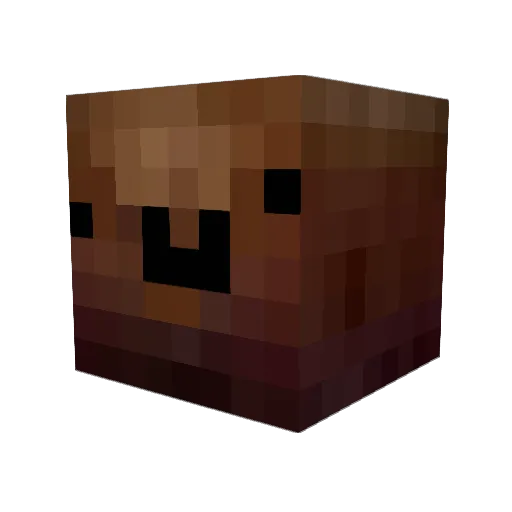 minje1014 Minecraft avatar head, 3D render