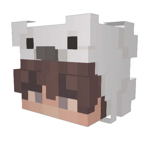 minji_1018 Minecraft avatar head, 3D render