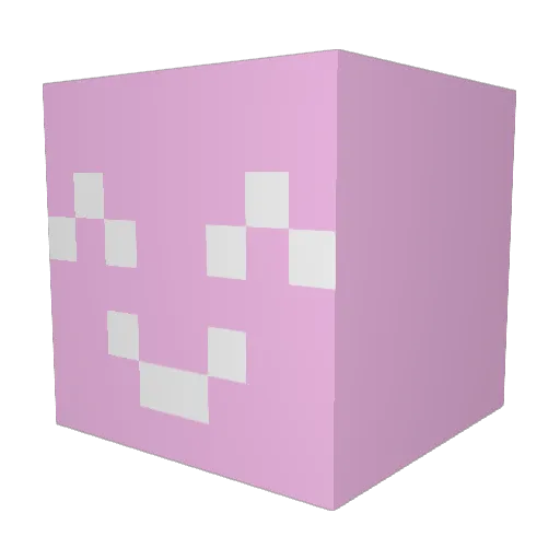 minju0621 Minecraft avatar head, 3D render