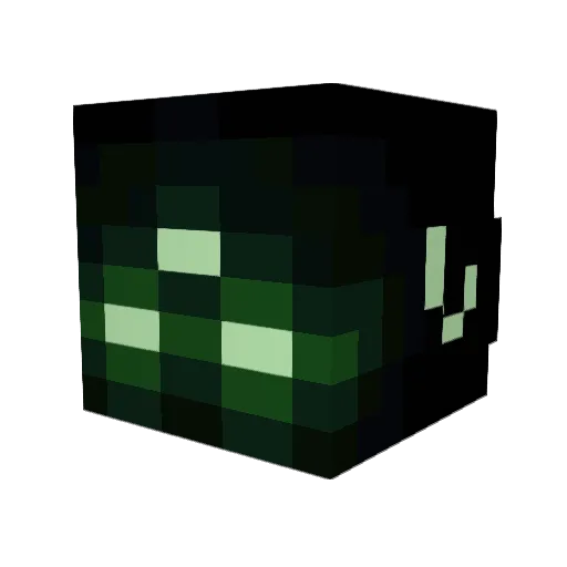 minkmat Minecraft avatar head, 3D render