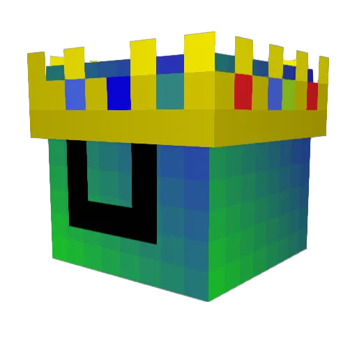minko_linko Minecraft avatar head, 3D render