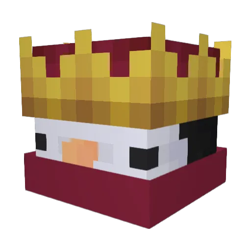 minmaks Minecraft avatar head, 3D render