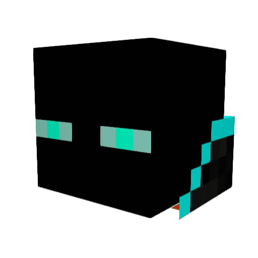 minmaxi Minecraft avatar head, 3D render