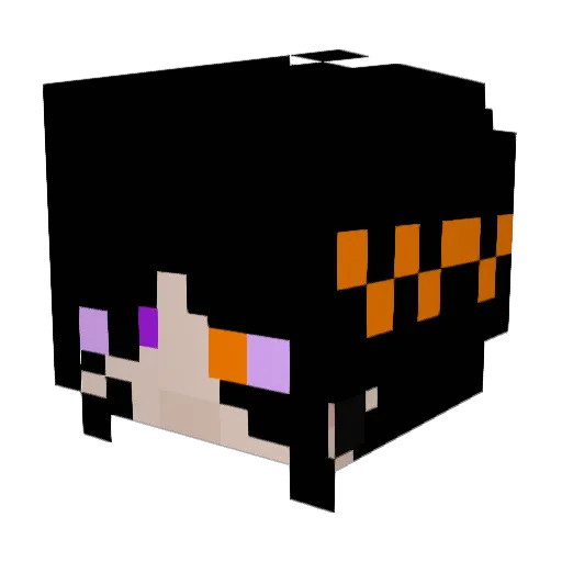minminminwoo Minecraft avatar head, 3D render