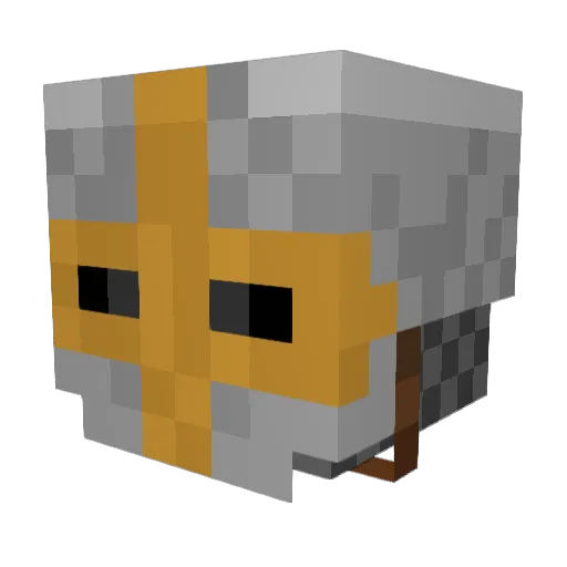 minnte50 Minecraft avatar head, 3D render