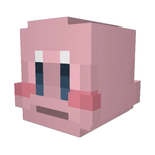 mino_xoxo Minecraft avatar head, 3D render