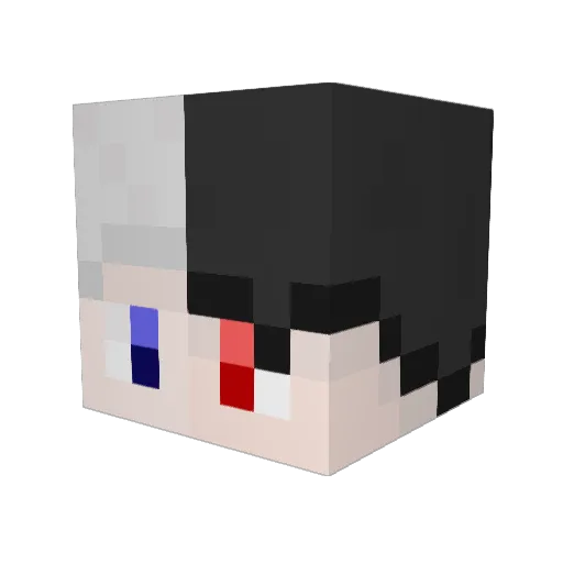 minoran Minecraft avatar head, 3D render