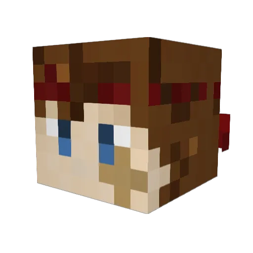 minority923 Minecraft avatar head, 3D render