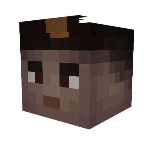 minoru0317 Minecraft avatar head, 3D render