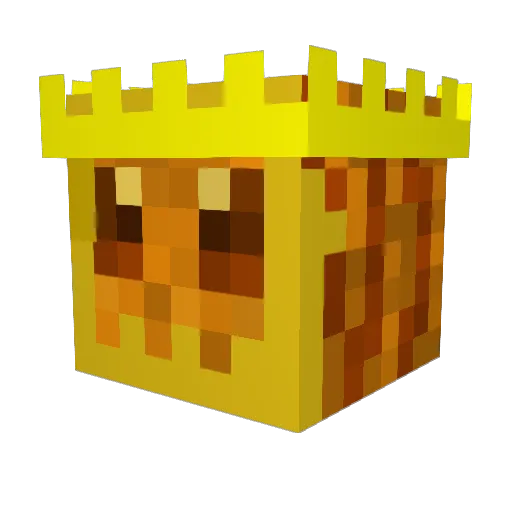minoseus Minecraft avatar head, 3D render