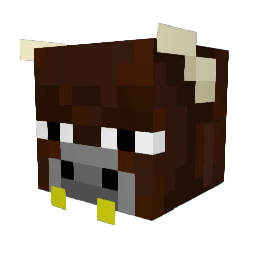 minotauro20 Minecraft avatar head, 3D render