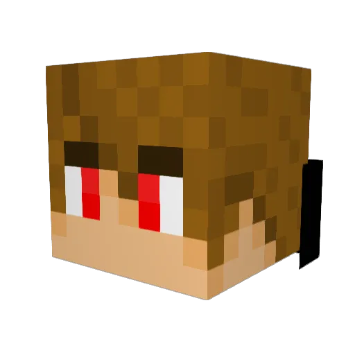 minour567 Minecraft avatar head, 3D render