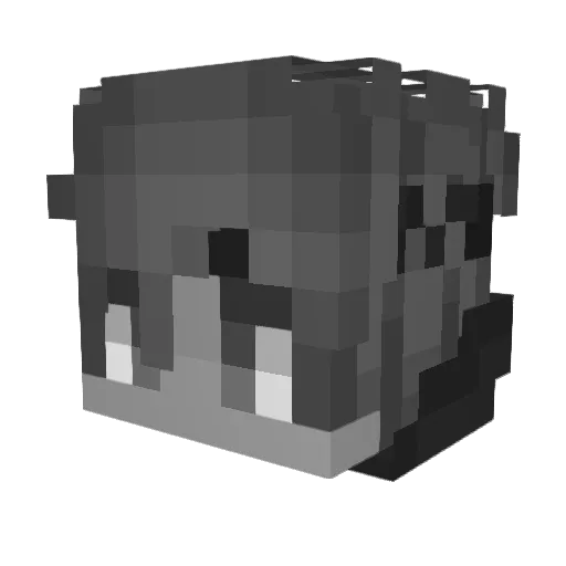 minoxsyr Minecraft avatar head, 3D render