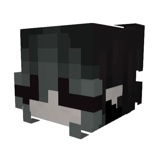 minsussi Minecraft avatar head, 3D render