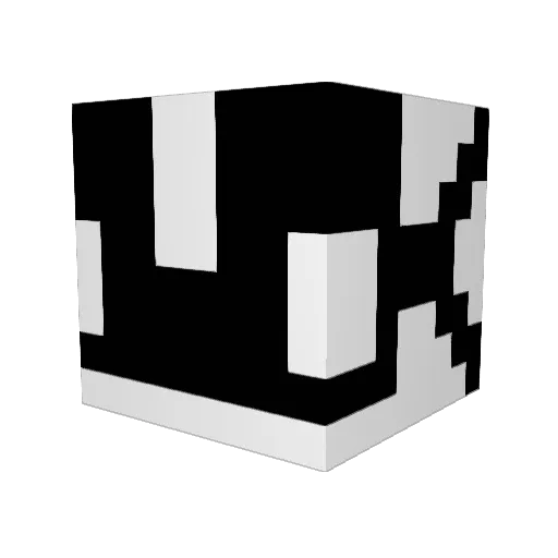 mint3345678 Minecraft avatar head, 3D render