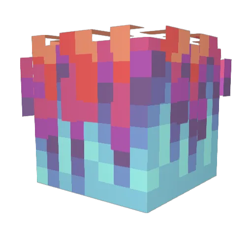 mintNChocchips Minecraft avatar head, 3D render