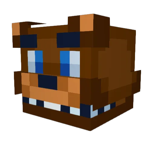 mintemerald Minecraft avatar head, 3D render