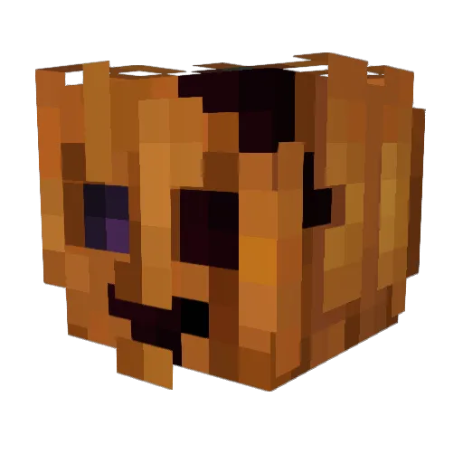 mintr7 Minecraft avatar head, 3D render
