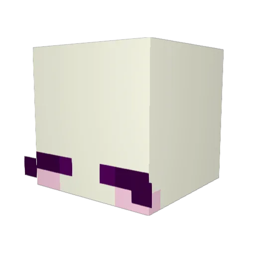 mintree Minecraft avatar head, 3D render