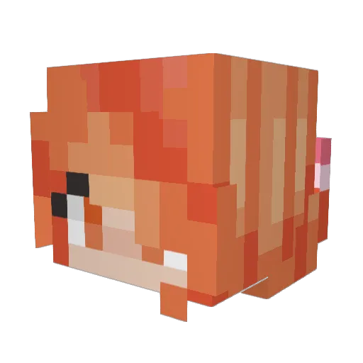 mintris0 Minecraft avatar head, 3D render