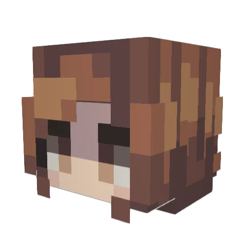 minttwisted Minecraft avatar head, 3D render