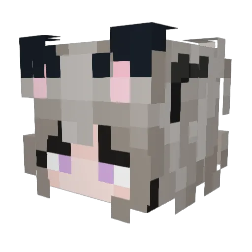 mintya3 Minecraft avatar head, 3D render