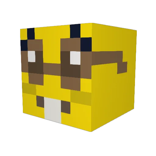 mintybreath3 Minecraft avatar head, 3D render