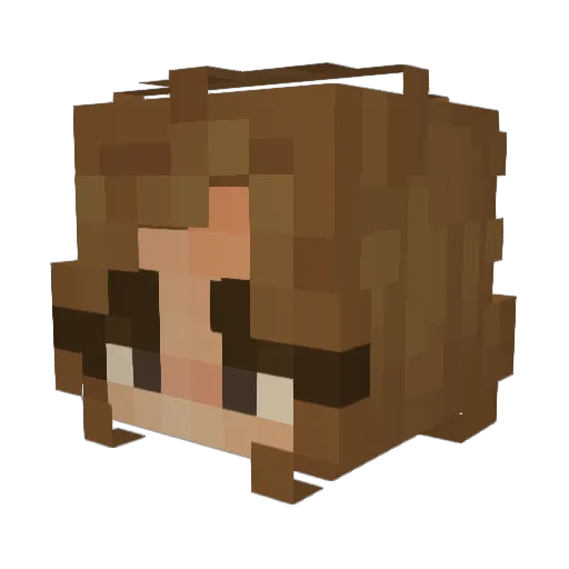 mintymm2228 Minecraft avatar head, 3D render