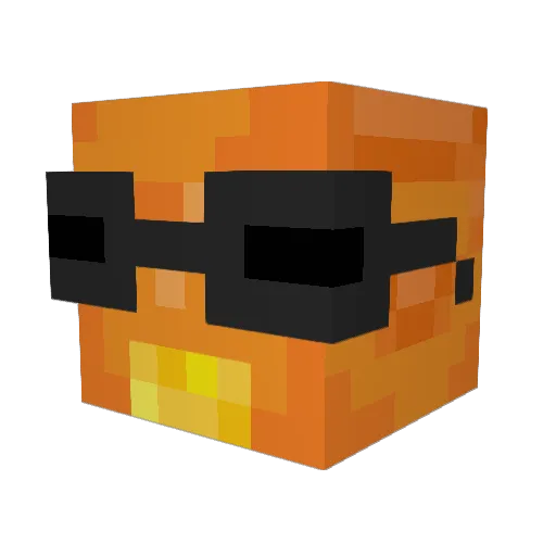 mintytank Minecraft avatar head, 3D render