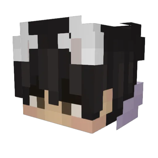 minu2007 Minecraft avatar head, 3D render