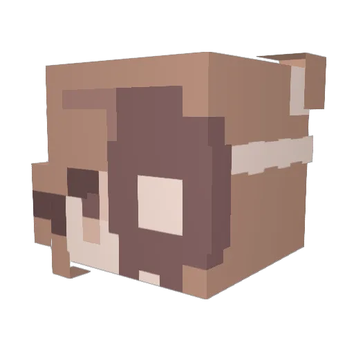 minus103 Minecraft avatar head, 3D render