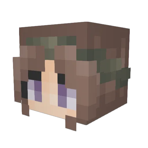 minwon17 Minecraft avatar head, 3D render