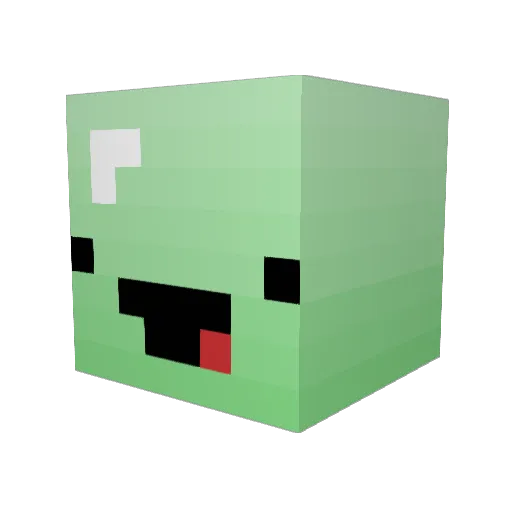 minwoo2000 Minecraft avatar head, 3D render