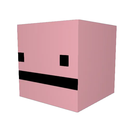 minyujun2009 Minecraft avatar head, 3D render