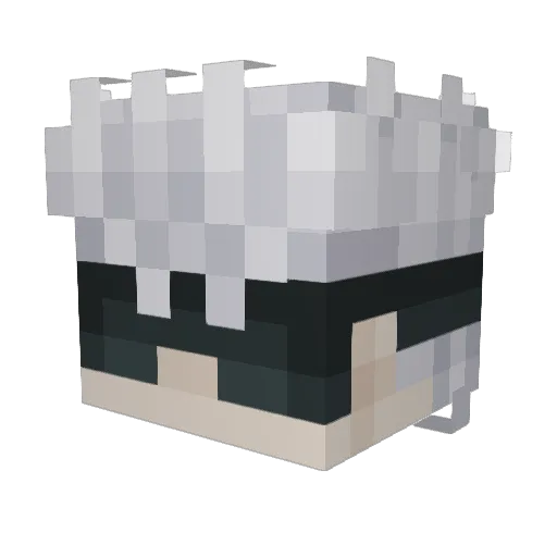 minyunkim Minecraft avatar head, 3D render