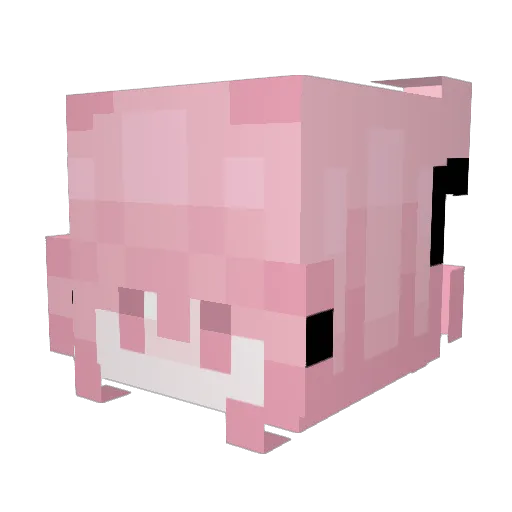 mio_o3o Minecraft avatar head, 3D render