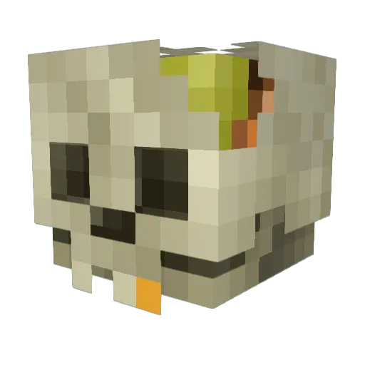 mionordstrom Minecraft avatar head, 3D render