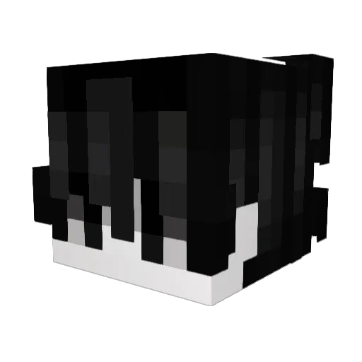 miory Minecraft avatar head, 3D render