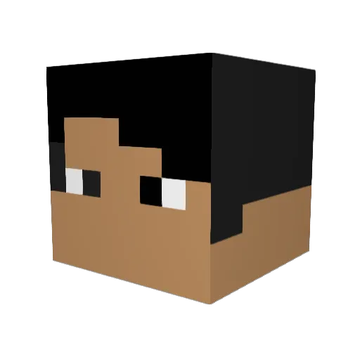 mipcesc Minecraft avatar head, 3D render