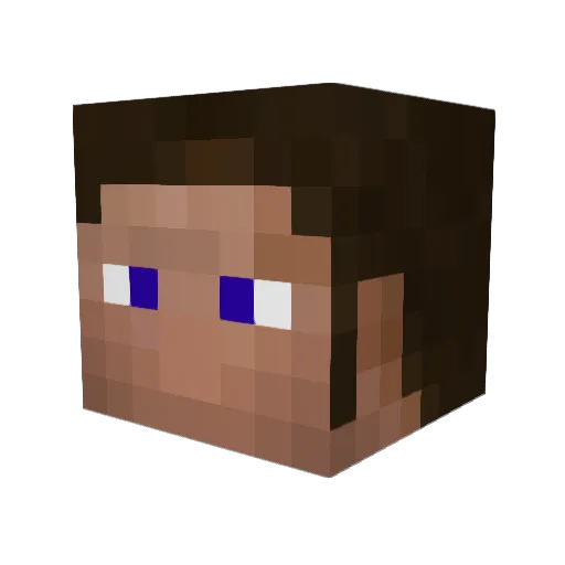 miqdutch Minecraft avatar head, 3D render